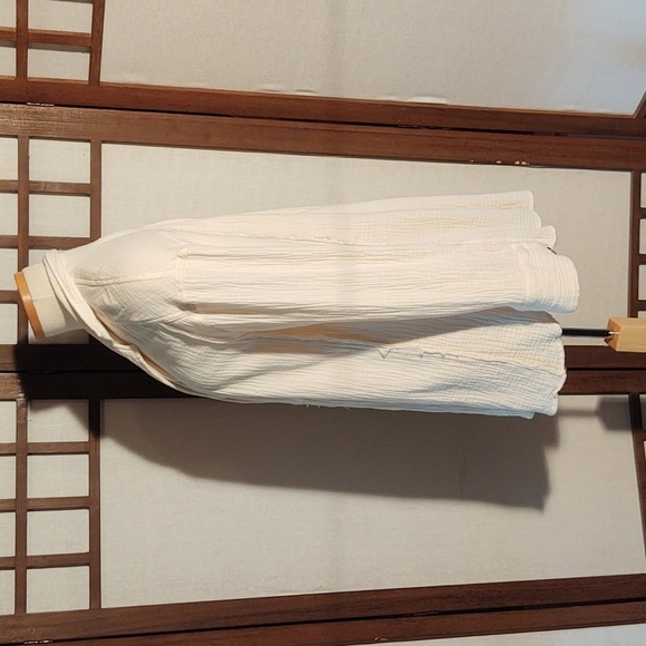 Free People All About The Feels White Oversized Top Sz S - Picture 4 of 10